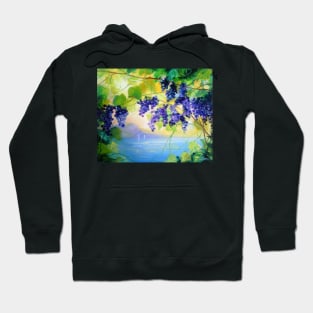 Grapes at dawn Hoodie